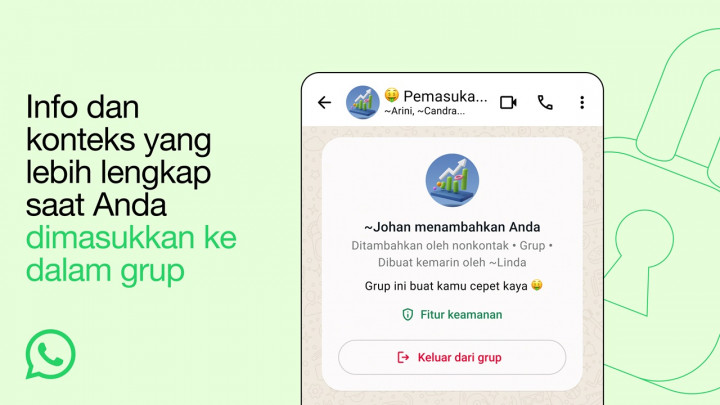 Info dan Konteks Lebih Lengkap di Grup WhatsApp