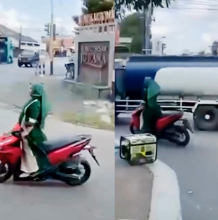 Viral Emak-Emak <i>Freestyle</i> Sambil Motoran di Pati Ternyata ODGJ