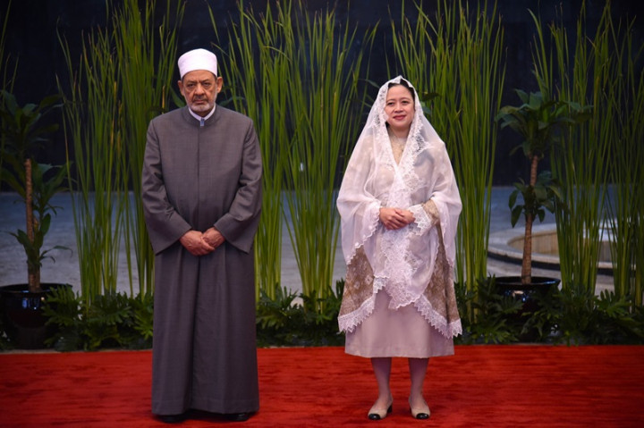 Bertemu Imam Besar Al-Azhar Mesir, Puan Bicara Dukungan ke Palestina