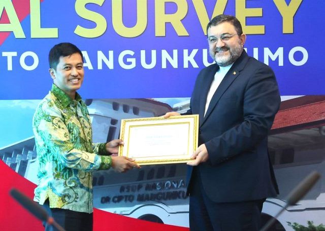 Simulator robotik ini digunakan RSCM sebagai sarana pelatihan tenaga medis. (Foto: Dok. Birkom Kemenkes)