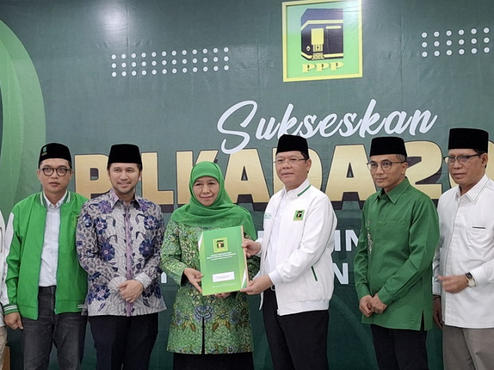 PPP Resmi Usung Pasangan Khofifah-Emil Dardak untuk Maju Lagi di Pilkada Jatim 2024