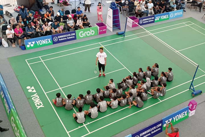 Pebulu Tangkis Nasional Meriahkan Turnamen Anak-anak di AEON Mall BSD City