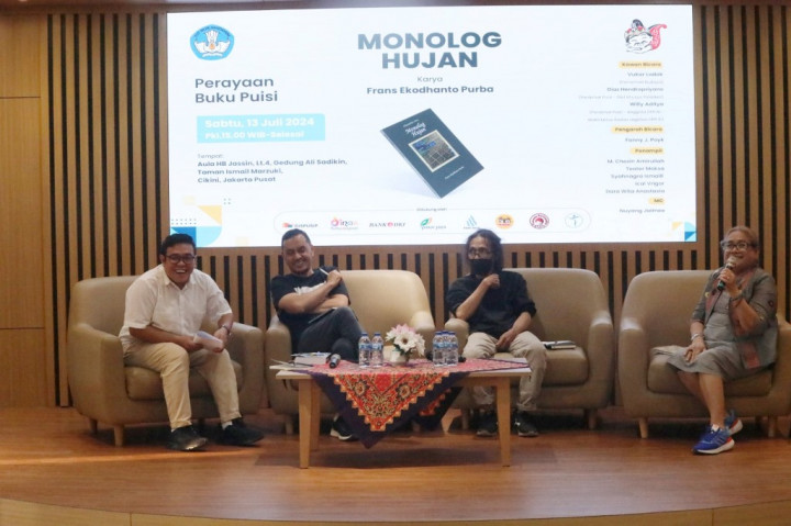 Frans Ekodhanto Luncurkan Buku Puisi <i>Monolog Hujan</i>