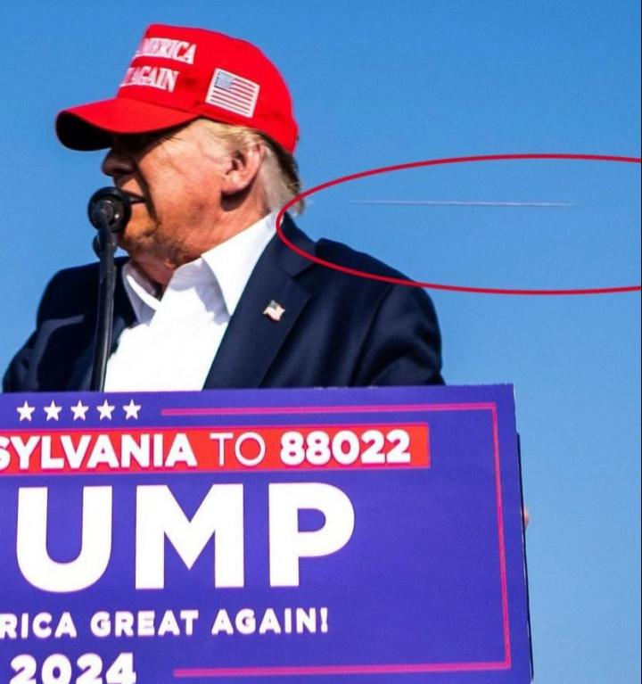 Viral Peluru yang Tembak Donald Trump Tertangkap Kamera Fotografer
