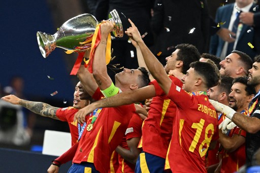 Spanyol vs Inggris: Tiga Singa Kecolongan di Pengujung Laga, La Roja Juara Euro 2024