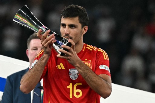 Spanyol Juara, Rodri jadi Pemain Terbaik Euro 2024