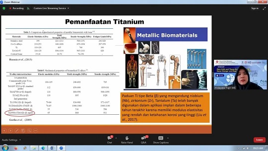 Peneliti BRIN Ungkap Manfaat Biomaterial pada Sendi Panggul dan Lutut