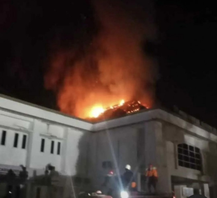 Kantor Pemkab OKU Terbakar