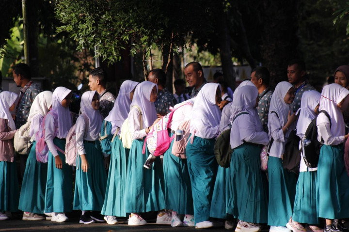 Semangat Hari Pertama Masuk Sekolah di Sukma Bangsa Pidie Aceh