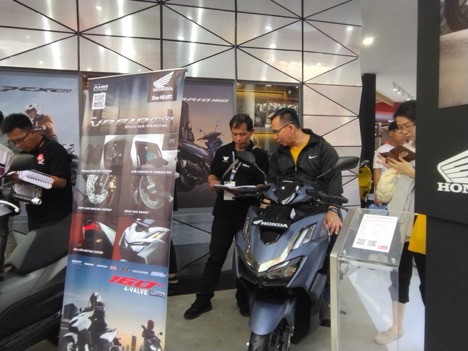 Pikat Pengunjung, Honda Vario160 Jadi Favorit di Jakarta Fair 2024