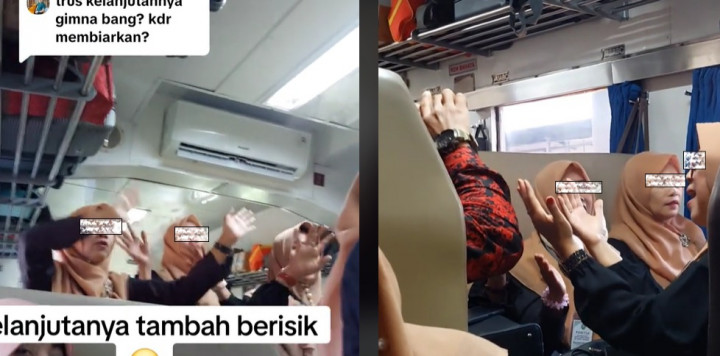 Viral Rombongan Emak-Emak Berisik di Kereta, Ini Penjelasan KAI