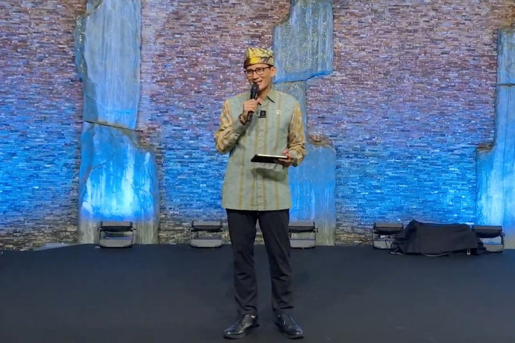 Menparekraf Sandiaga Uno di acara ASEAN Reception – On The Sidelines Of The 65th Series Of Meetings Of The Assemblies Of The Member States Of WIPO di Jenewa, Swiss. Dok. Kemenparekraf