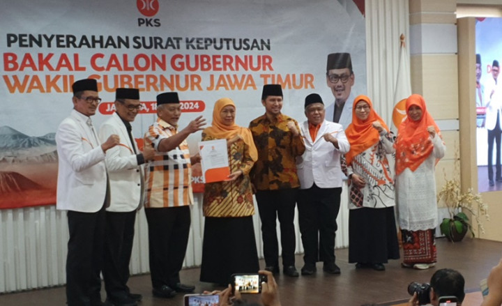PKS Resmi Usung Khofifah-Emil Dardak di Pilgub Jatim