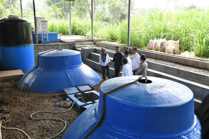 PLTS - Biogas Karya ITB di Kuningan Diresmikan