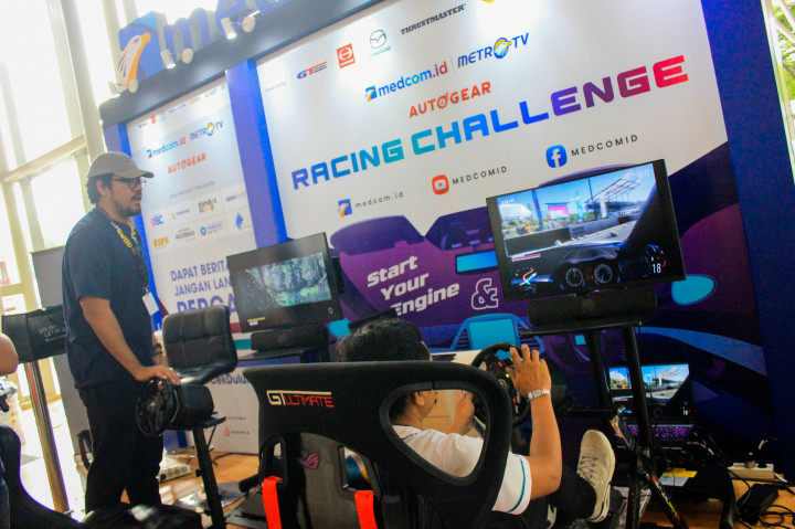 Kemeriahan 'Racing Challenge' Medcom.id di GIIAS 2024