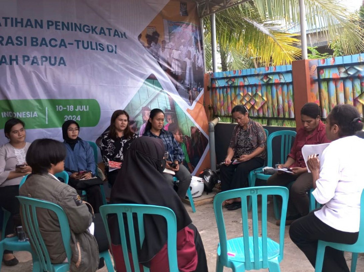 KBF dan Pertamina Gelar Pelatihan Baca Tulis di Papua