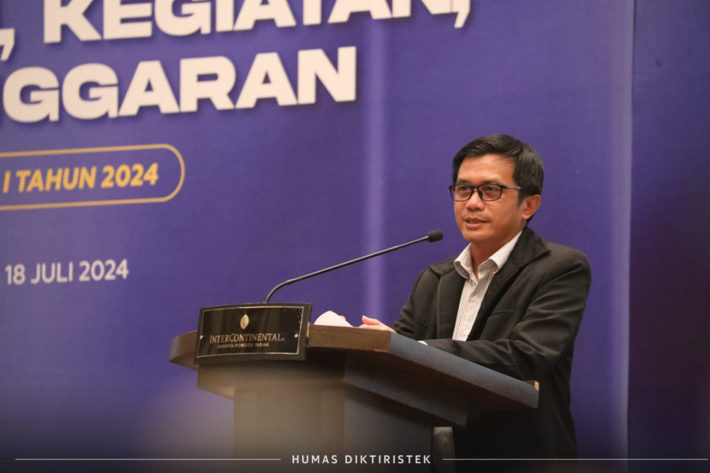 Direktur Jenderal Pendidikan Tinggi, Riset, dan Teknologi (Dirjen Diktiristek) Abdul Haris. DOK Humas Diktiristek