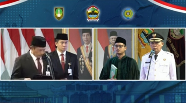 Teguh Prakosa Resmi Jabat Wali Kota Solo Gantikan Gibran