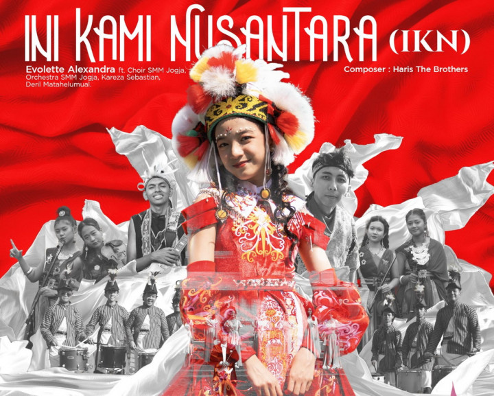 Penyanyi Cilik Evolette Rilis Lagu 'IKN', Gambarkan Keberagaman Indonesia