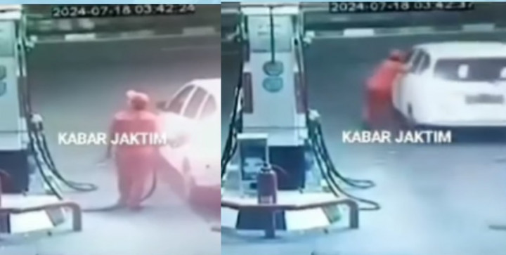 Viral Pengemudi Mobil Kabur Usai Isi BBM Hingga Seret Petugas SPBU di Jaktim