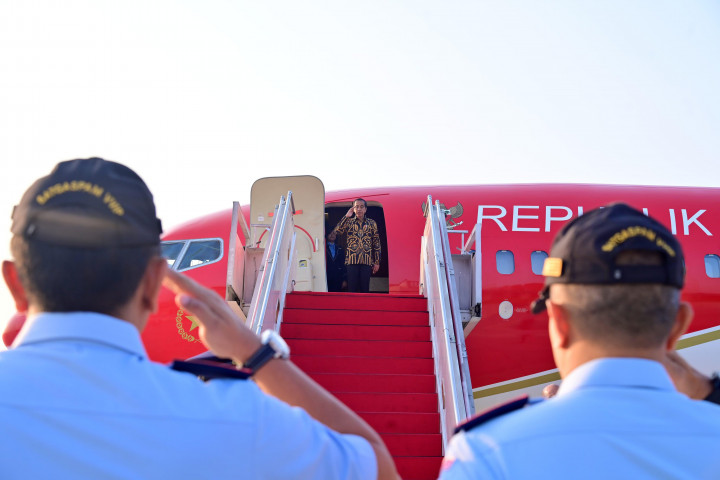 Bertolak ke Jatim, Jokowi akan Resmikan Pembukaan Konferensi dan Pameran Kelapa Internasional Ke-51