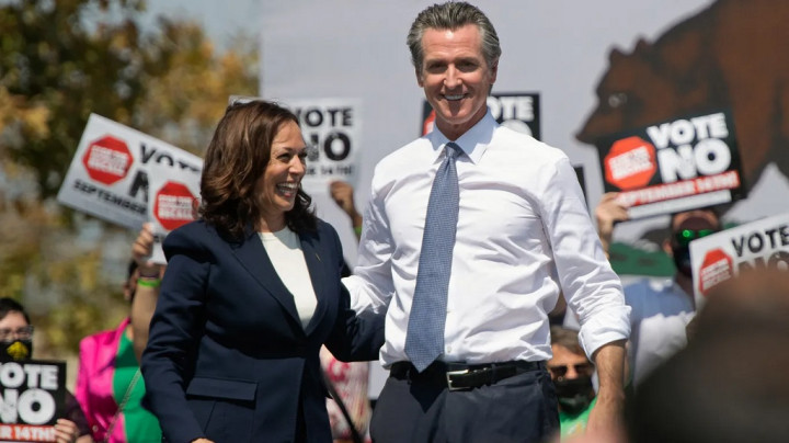 Sering Bekerja Sama, Gubernur California Dukung Kamala Harris sebagai Capres
