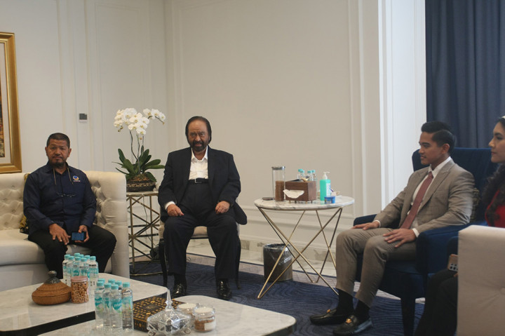 Kaesang Ucapkan Selamat Ulang Tahun ke Surya Paloh hingga Bahas Pilkada di Indonesia Timur