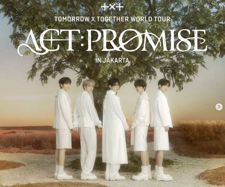 Konser TXT di Indonesia. Foto: Instagram