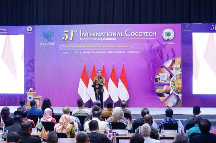 Jokowi Dorong Komunitas Kelapa Bersinergi Wujudkan Ekonomi Hijau