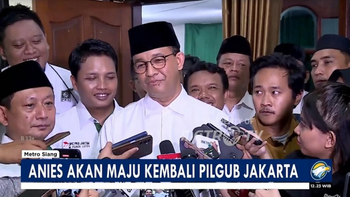 Anies Pede di Pilgub Jakarta dengan Dukungan NasDem dan PKB