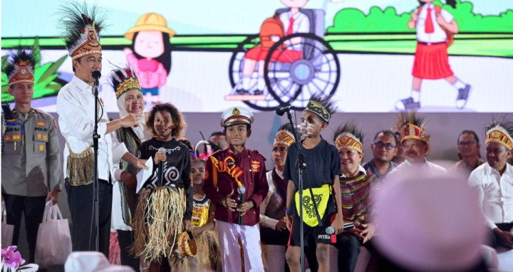 Jokowi Minta Anak Indonesia Siapkan Masa Depan dengan Kecerdasan dan Karakter Kuat