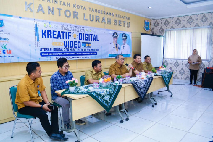 Gelar Pelatihan Video Kreatif, Benyamin: Wujudkan SDM Tangsel yang Unggul di Era Digital