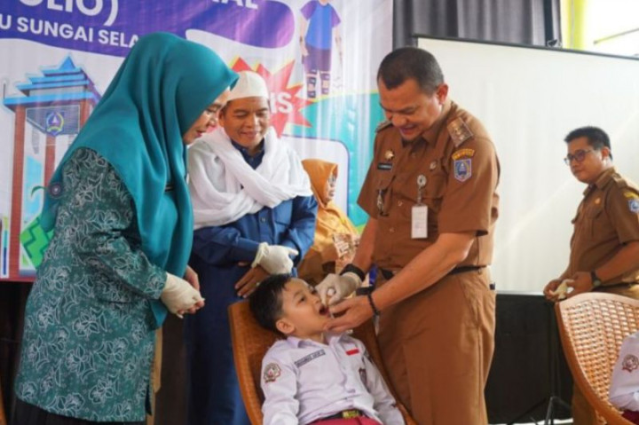 27.743 Anak di Hulu Sungai Selatan Disasar pada PIN Polio 2024