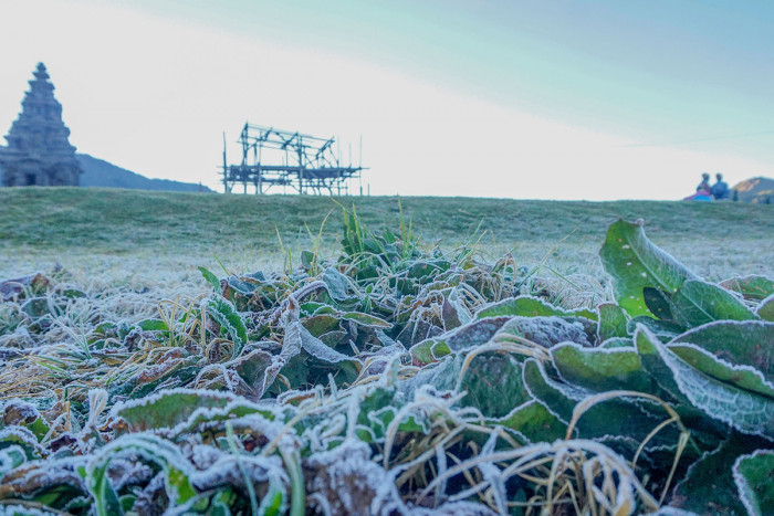 Embun Beku Kembali Selimuti Dieng