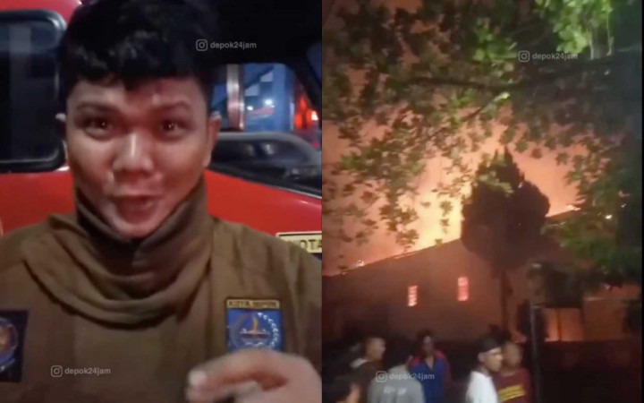 Gereja Ludes Terbakar Gegara Alat Pemadam Tak Memadai, Petugas Damkar Sandi Menangis