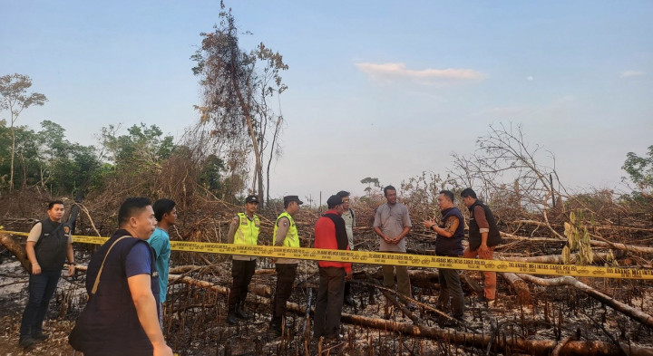 4 Warga Musi Rawas Ditangkap Usai Bakar 1,5 Hektare Lahan untuk Kebun Sawit
