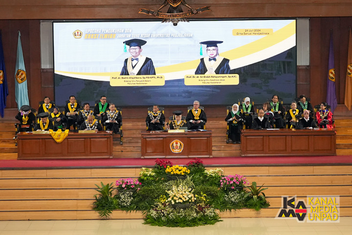 Unpad Kukuhkan 6 Guru Besar Baru