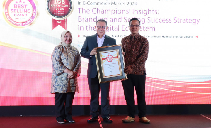Bisnis Moncer, Jasindo Diganjar Penghargaan Indonesia Original Brand Award