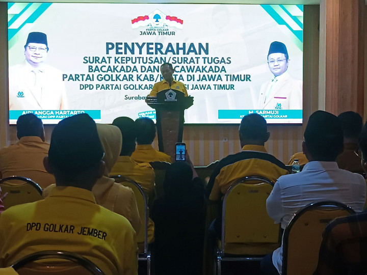 Golkar Jatim Rekomendasikan Pasangan Bacakada di 13 Daerah