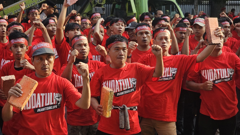 PDIP Sajikan Aksi Teatrikal Peringati 28 Tahun Peristiwa Kudatuli
