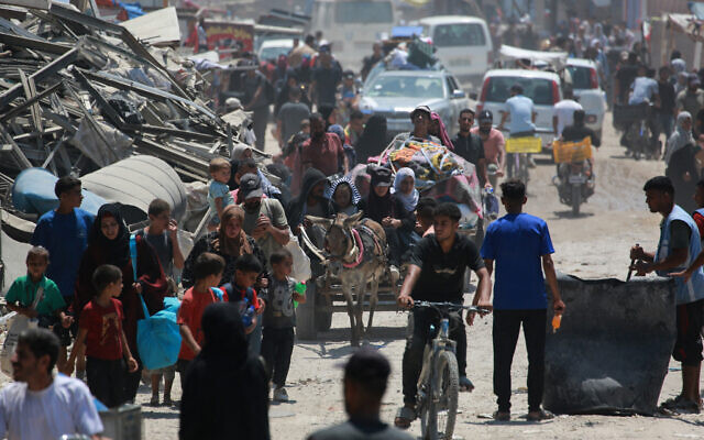 Mengungsi Lagi, Warga Gaza Diperintahkan Israel Bergerak ke Al-Mawasi