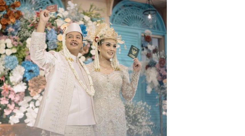 Sah! Dustin Tiffani dan Ditha Rizky Amalia Resmi Suami-Istri