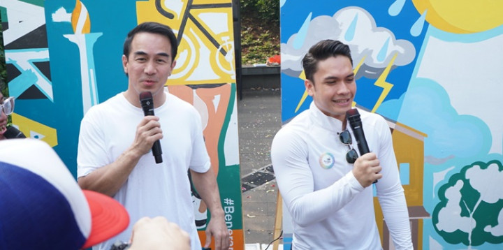 Avia Gelar Kegiatan Mural Massal di CFD Jakarta