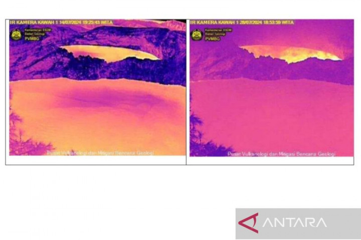 Gunung Kelimutu Berstatus Waspada usai Peningkatan Temperatur Kawah