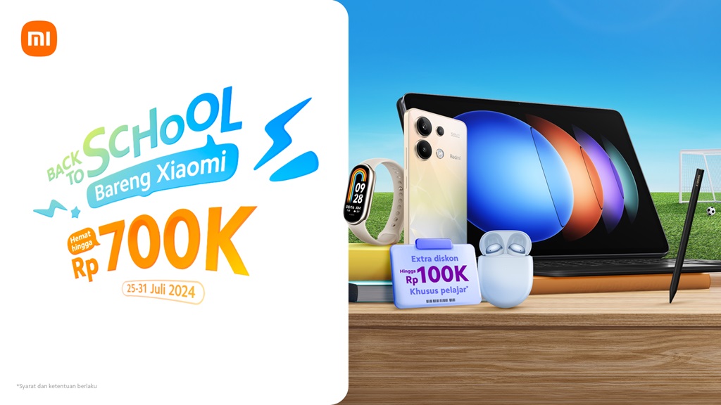 Xiaomi menggelar program cashback untuk sejumlah produk.