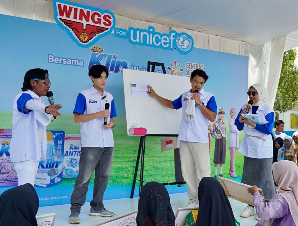 Program WINGS for UNICEF, melalui kegiatan kampanye “Generasi Bersih Sehat” hadir menyapa ribuan anak dan keluarga di Kabupaten Pidie, Aceh (Foto:Dok.WINGS)