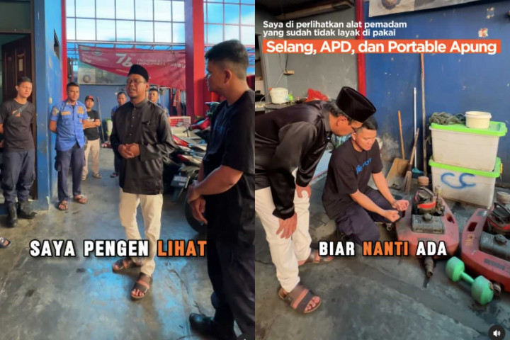 Wakil Walkot Depok Temui Petugas Damkar Sandi, Janjikan Perbaiki Alat yang Rusak