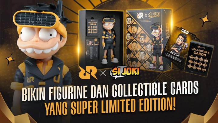 Kolaborasi Si Juki x RRQ Hadirkan Figurine dan Collectible Cards Edisi Terbatas