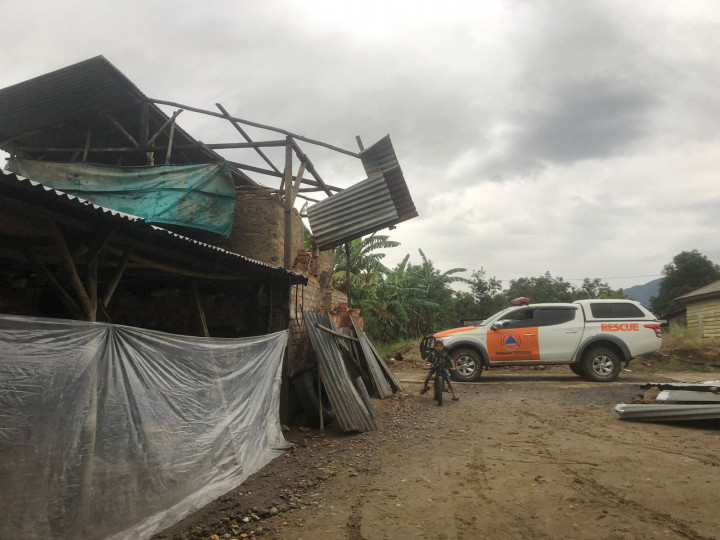 Angin Kencang Obrak-abrik Aceh Tengah dan Aceh Barat Daya