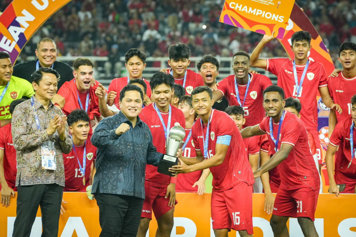 Indonesia Juara Piala AFF U-19, Erick Thohir Yakin Skuad Garuda Punya Pelapis Kuat